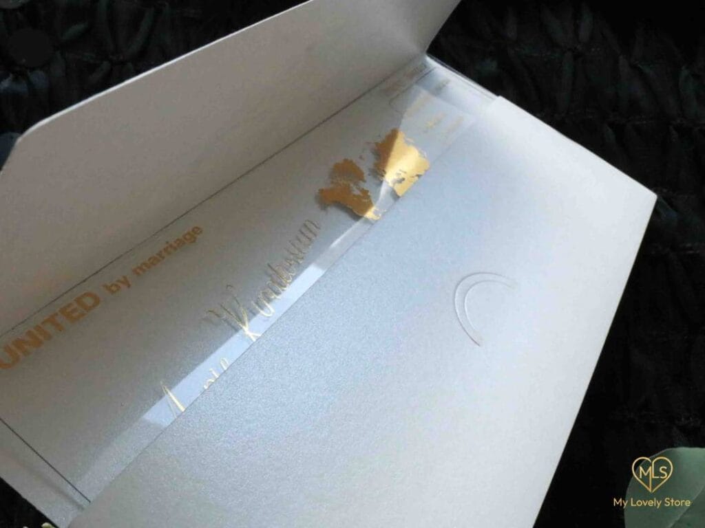 Acrylic Boarding Pass Invitation Detail 10