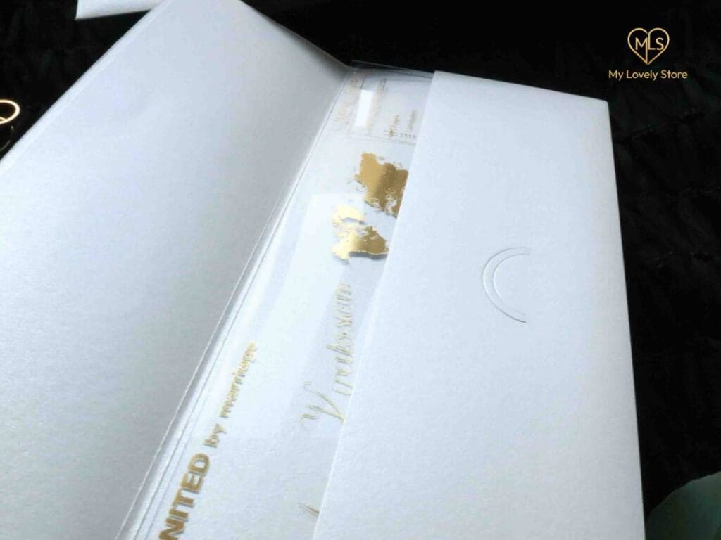 Acrylic Boarding Pass Invitation Detail 12