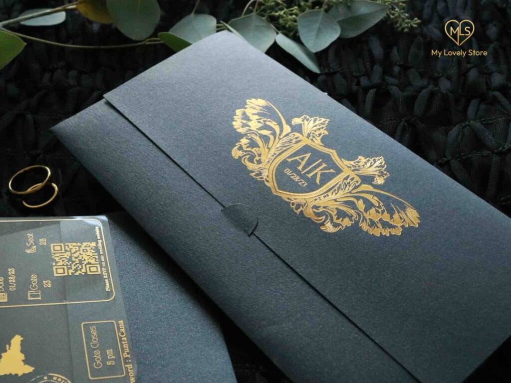 Acrylic Boarding Pass Invitation Detail 27