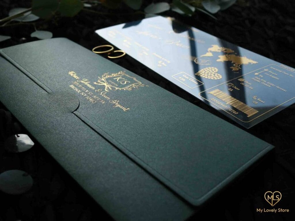 Acrylic Boarding Pass Invitation Detail 37