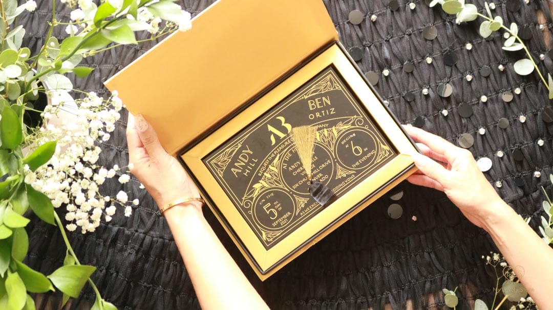 Bespoke Invitation Box Detail 024