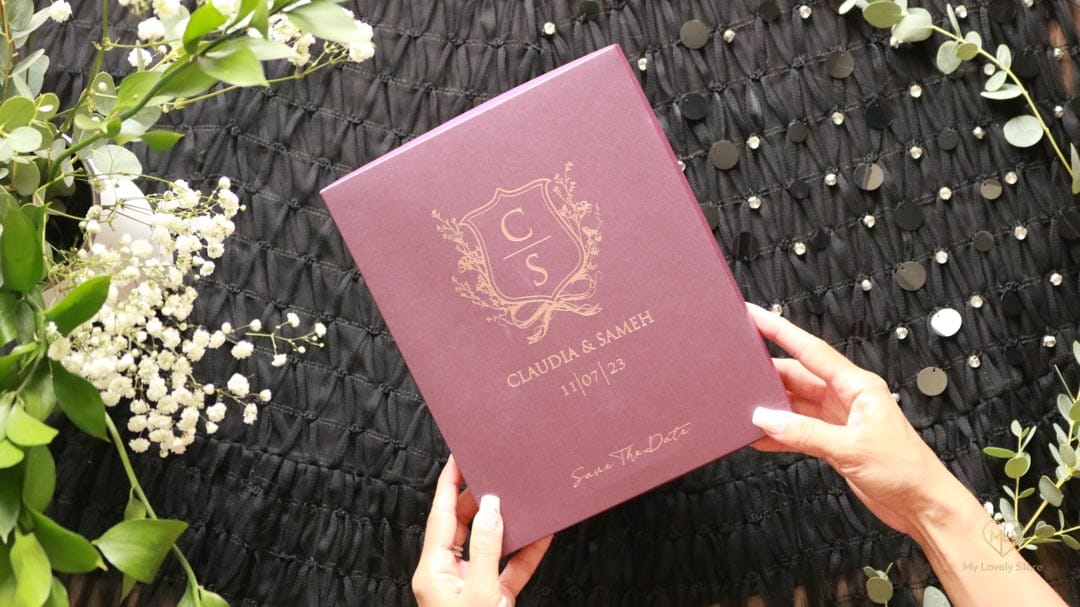 Bespoke Invitation Box Detail 029