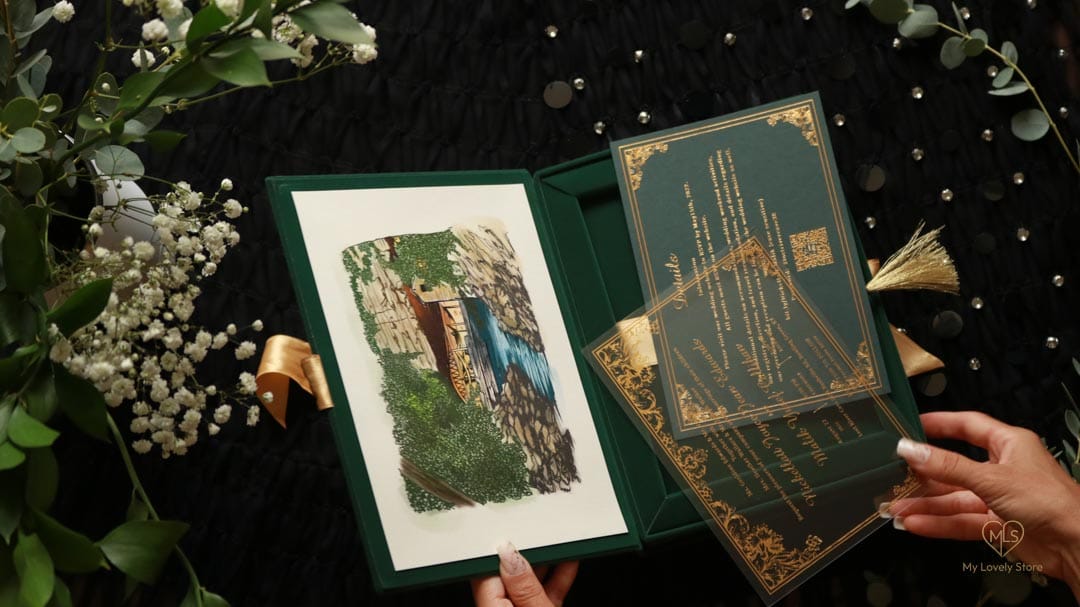 Bespoke Invitation Box Detail 052