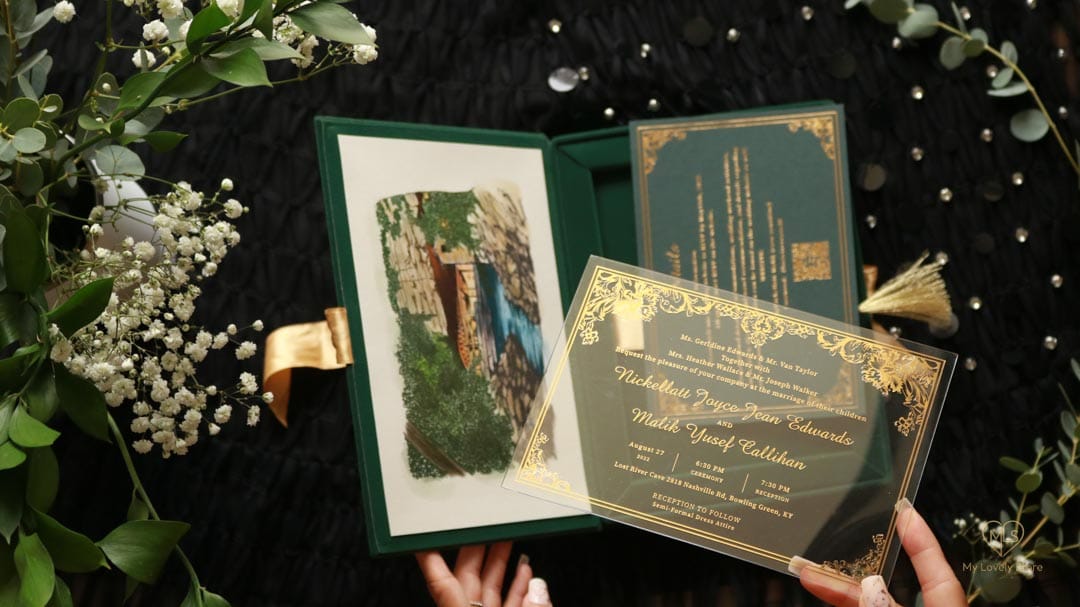 Bespoke Invitation Box Detail 055