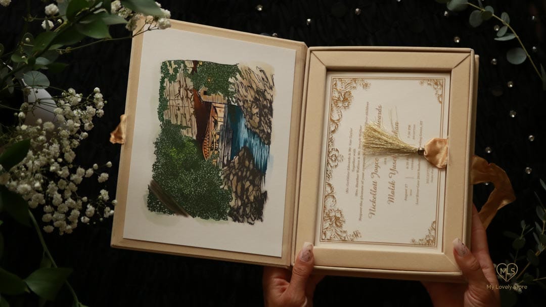 Bespoke Invitation Box Detail 066