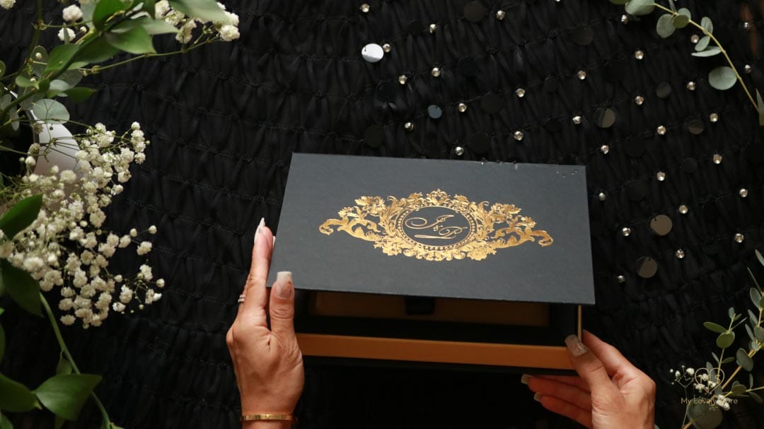 Bespoke Invitation Box Detail 070