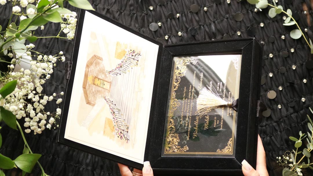 Bespoke Invitation Box Detail 072