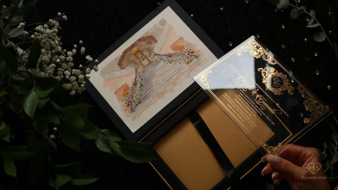 Bespoke Invitation Box Detail 075