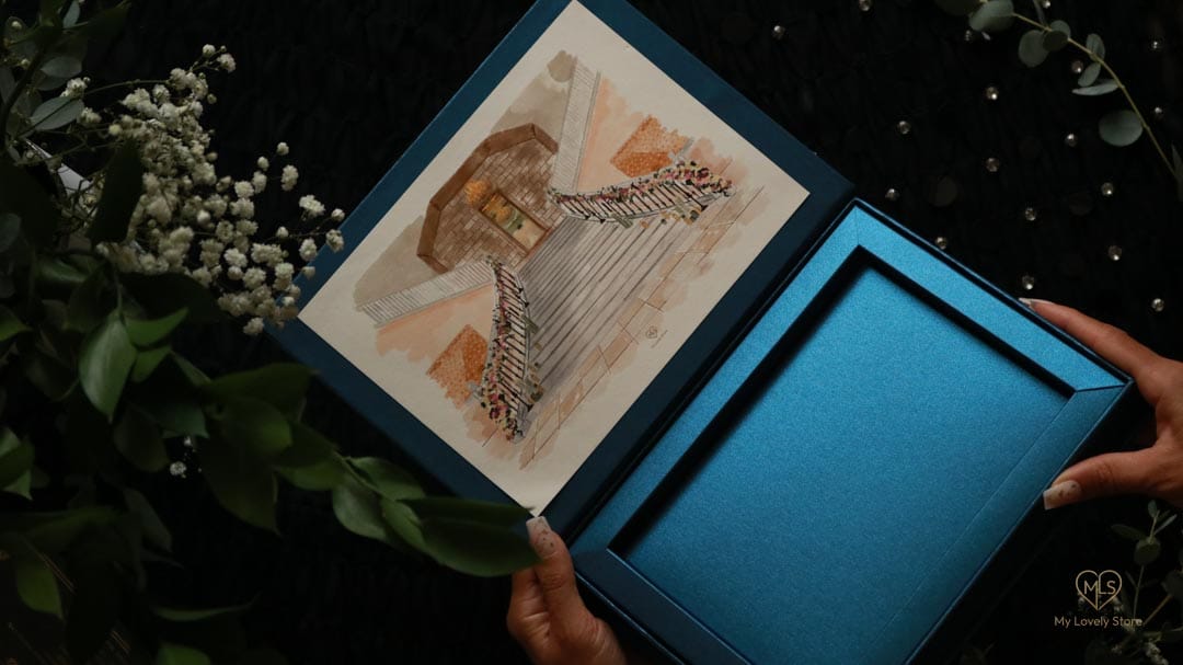 Bespoke Invitation Box Detail 078