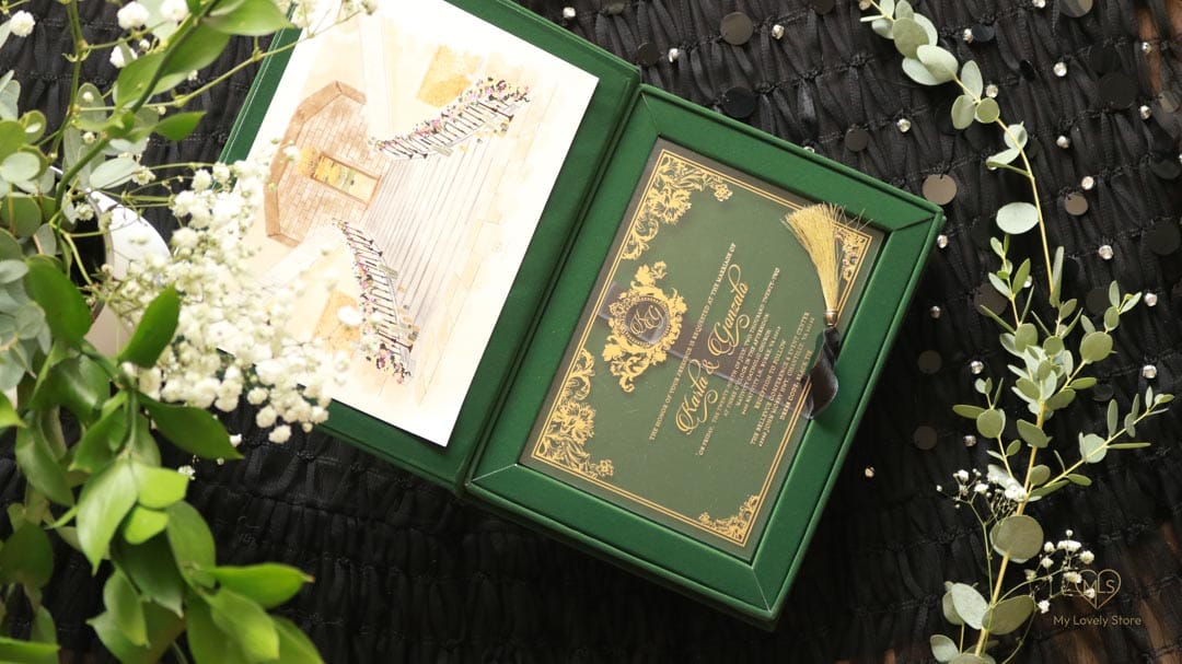 Bespoke Invitation Box Detail 087