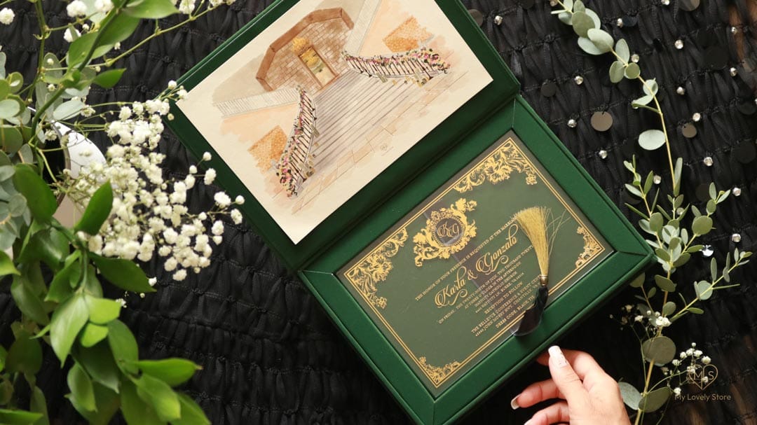 Bespoke Invitation Box Detail 088