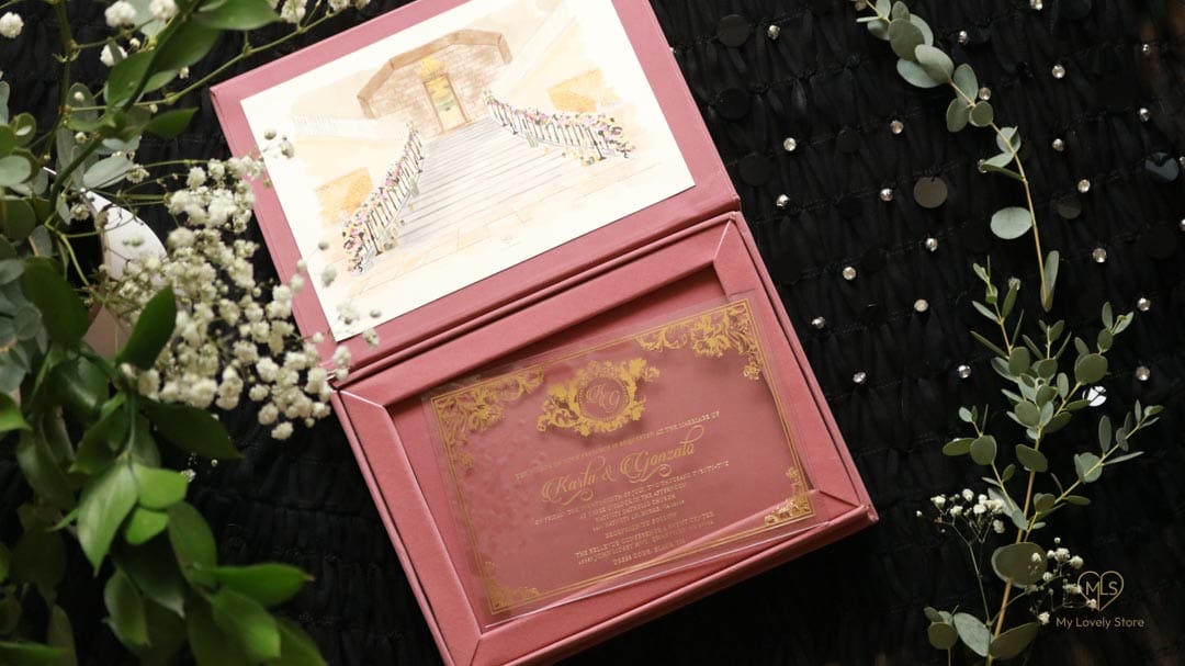 Bespoke Invitation Box Detail 096