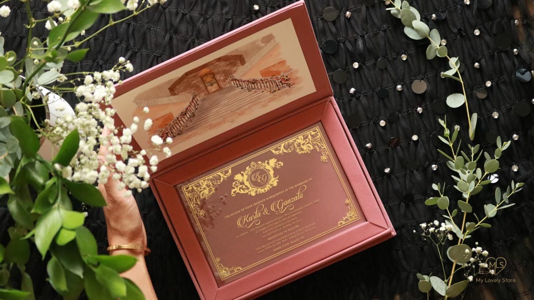 Bespoke Invitation Box Detail 097