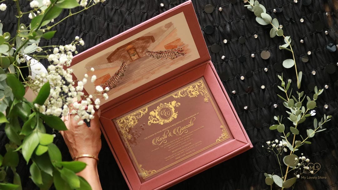 Bespoke Invitation Box Detail 098