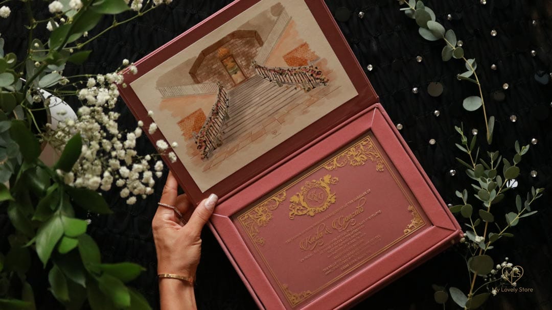 Bespoke Invitation Box Detail 099