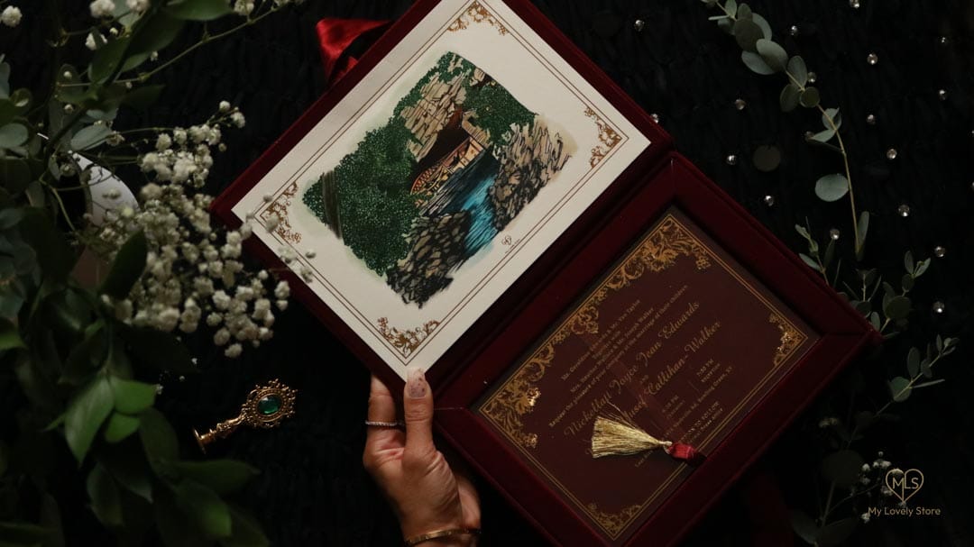 Bespoke Invitation Box Detail 103