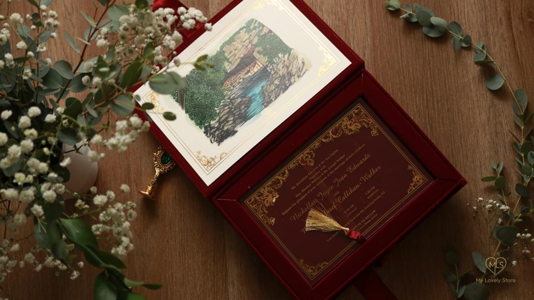 Bespoke Invitation Box Detail 108